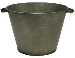 Schaal zink vintage groen d31h21