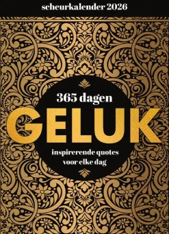 Scheurkalender 2026 365 dagen geluk