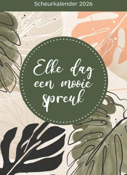 Scheurkalender 2026 elke dag een mooie spreuk
