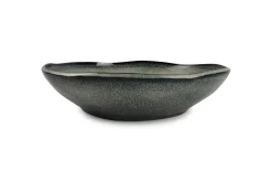 Serveerschaal 29,5xh6,5 blauw/groen capri