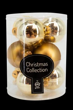 Set van 9 kerstballen