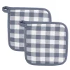 Set van 2 pannenlap gingham