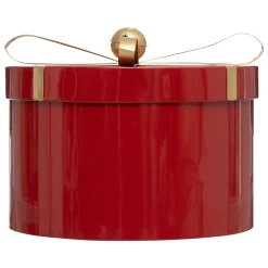 Set van 3 ronde metalen dozen