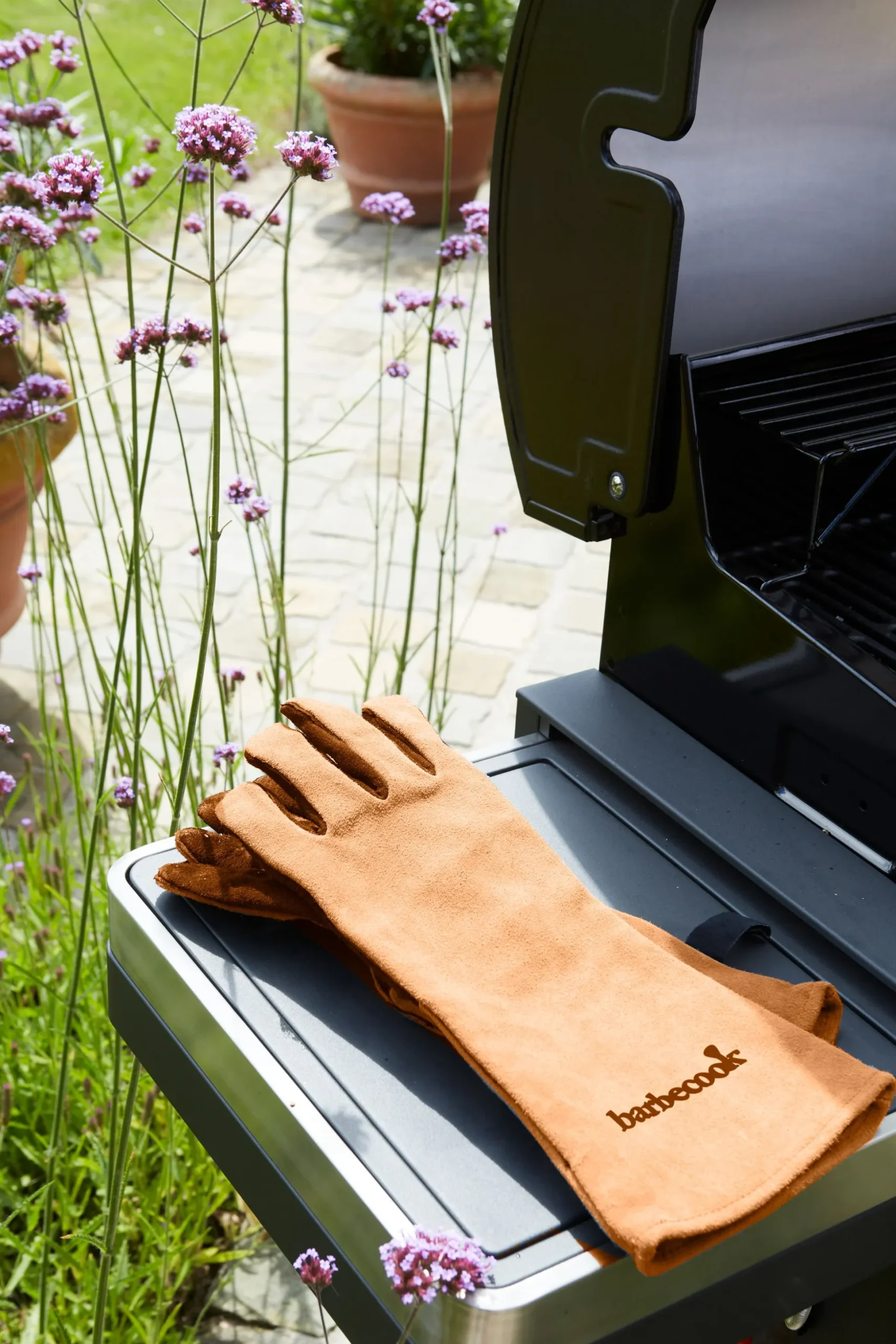 Set van 2 zacht lederen handschoenen