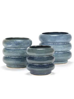 Sixties Sierpot s l11xb11x9,5 blauw