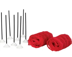 Ski race net, set van 10