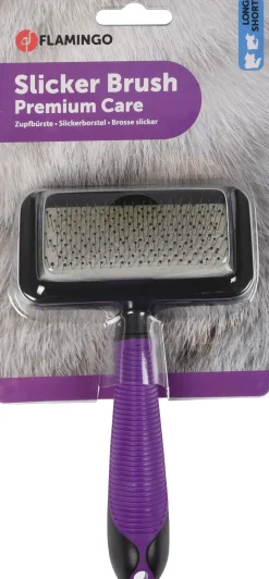 Slickerborstel kat met handvat m