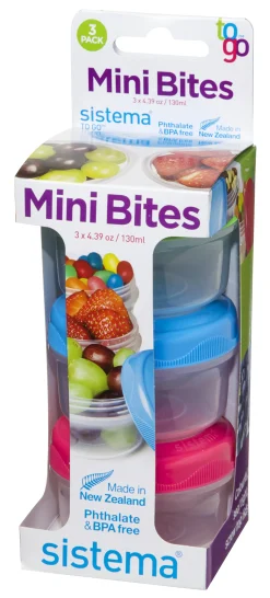 SNACKDOOS (3) MINI BITES 130ML