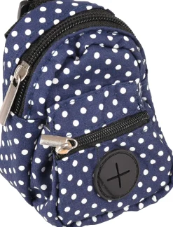 Snackhouder met poepzakhouder benni dot blauw