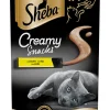 Snacks voor katten |sheba creamy snack 4x12g kip