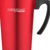Soft touch travel mug rood 420ml