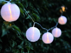 Solar lampion wit - 10 stuks