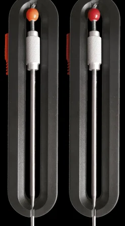 Sondes barbecue thermometer (rood en oranje)