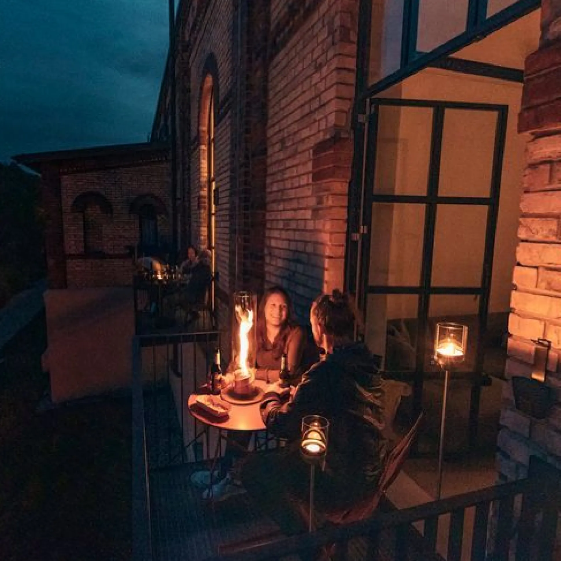 Spin 120 sfeer lantaarn goud