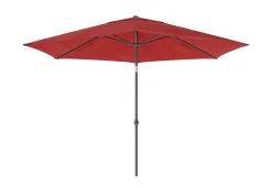 Staparasol miami d300 antraciet-rood