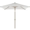 Staparasol miami 250x200 alu/teak-wit