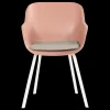 Stoel Le Soleil wit/roze