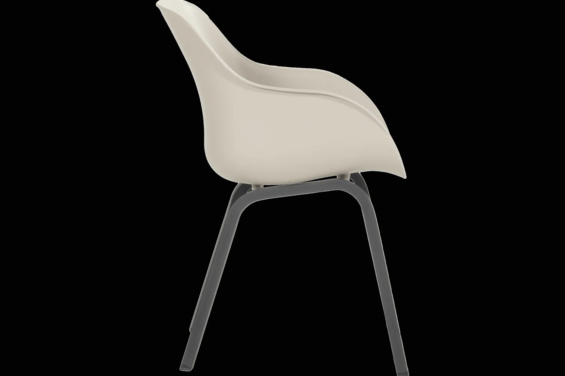 Stoel Le Soleil zwart/taupe