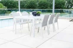 Stoel Porto wit/licht grijs