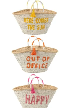 Strandtas citaat zomer maÏs mix assortiment van 3