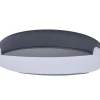 Sweep plafondlamp donker grijs led 23.5w