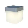 Table cube tafellamp zilver grijs led 1w