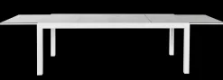 Tafel Lugano wit/grijs verlengbaar tot 330cm