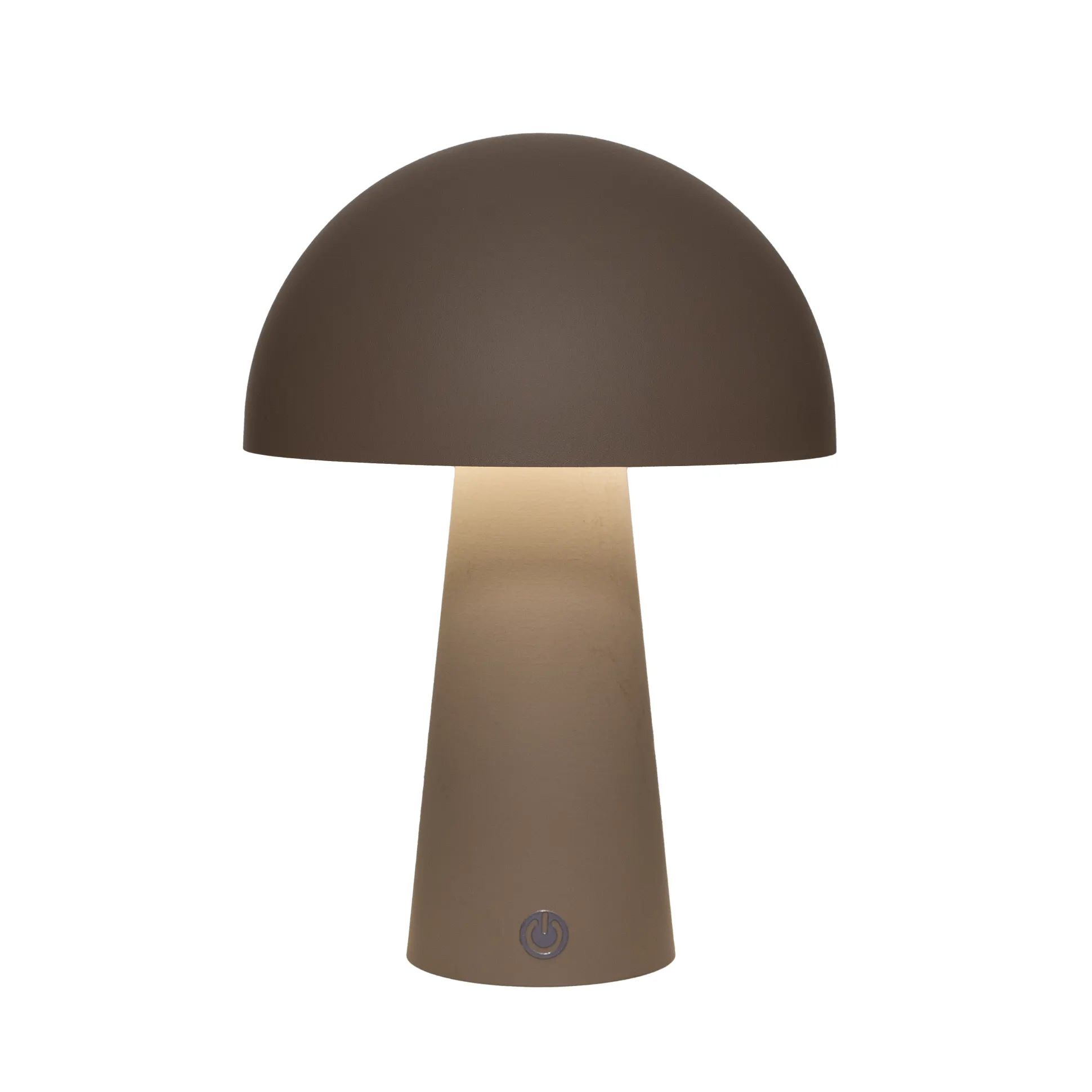 Tafellamp rond taupe