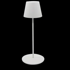 Tafellamp Sunset d12 h35cm wit