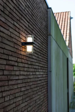 Tango up & down wandlamp led grijs