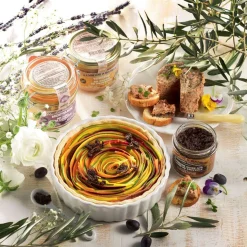 Terrine met zwarte truffelsap aromatisé