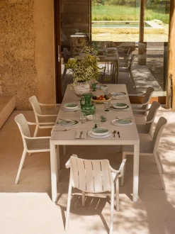 Tevere tafel verlengbaar 210cm antraciet