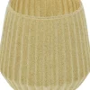 Theelichthouder 9cm glas beige