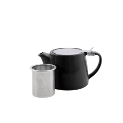 THEEPOT+INFUSER ZWART 500ML