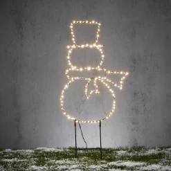 Tuinsteker sneeuwman