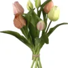Tulpenbundel zalm/roze mix