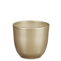 Tusca pot rond goud - h11xd12cm