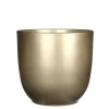 Tusca pot rond goud - h20xd22,5cm