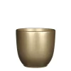 Tusca pot rond goud - h13xd13,5cm