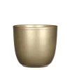 Tusca pot rond goud - h14xd14,5cm