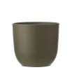 Tusca pot rond groen - h20xd22,5cm