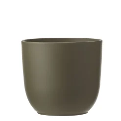 Tusca pot rond groen - h20xd22,5cm