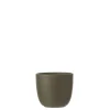 Tusca pot rond groen - h11xd12cm