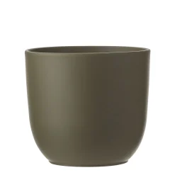 Tusca pot rond groen - h23xd25cm