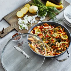 Universeel glazen deksel 32 cm