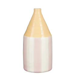 Vaas roze - h25,5xd12,5cm