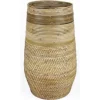 Vase lombok grey/blond d36/40h70cm