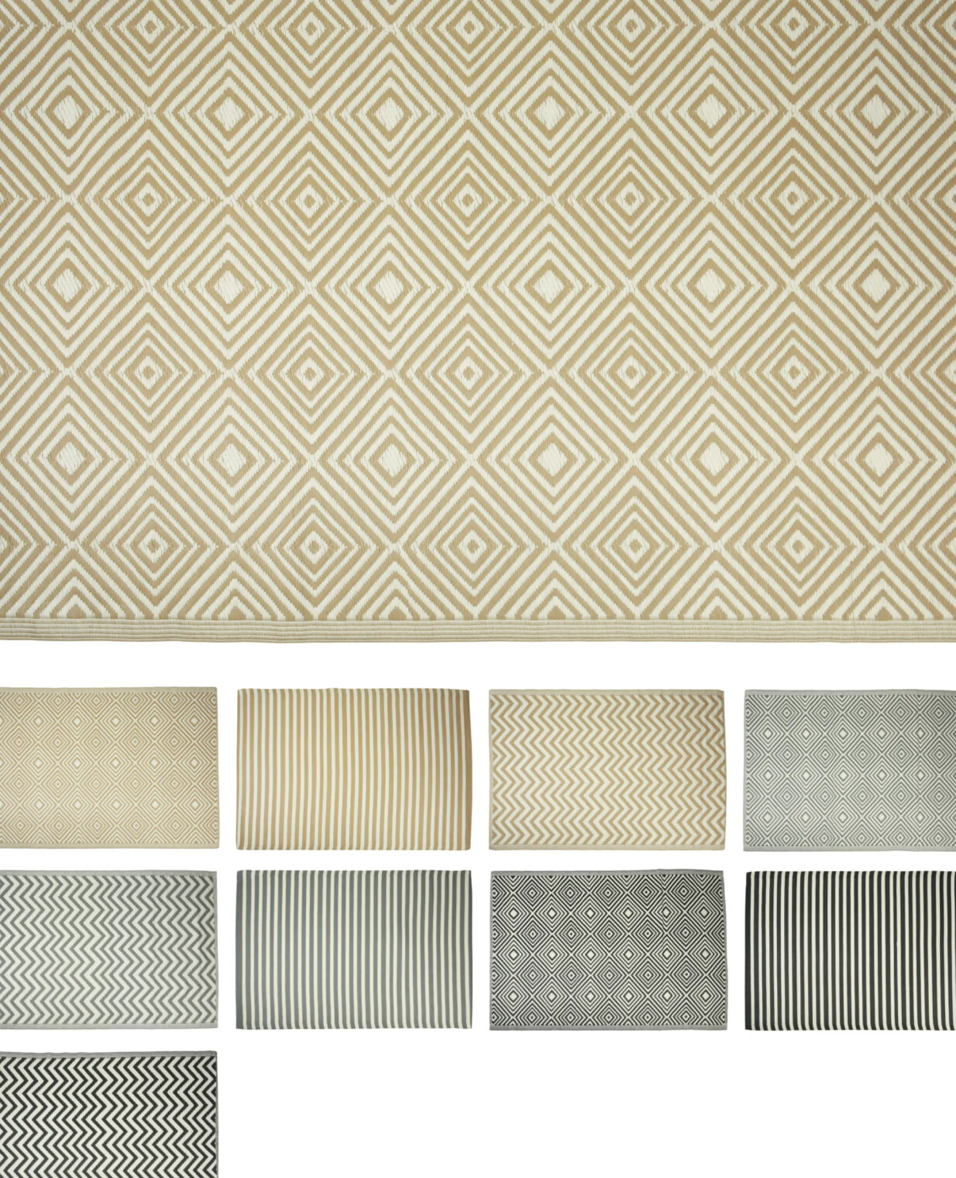 Vloerkleed outdoor, beschikbaar in verschillende design patronen