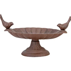 Vogelbad op voet gietijzer