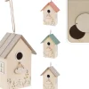 Vogelhuis hout 3ass kleur